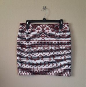 THML Embroidered Mini Skirt Stretchy